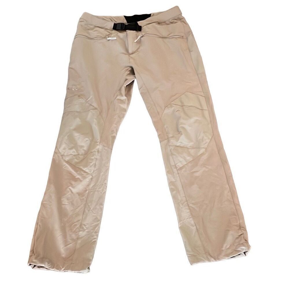 EUC Eider Tan Lightweight Hiking Pants with Belt Size Large